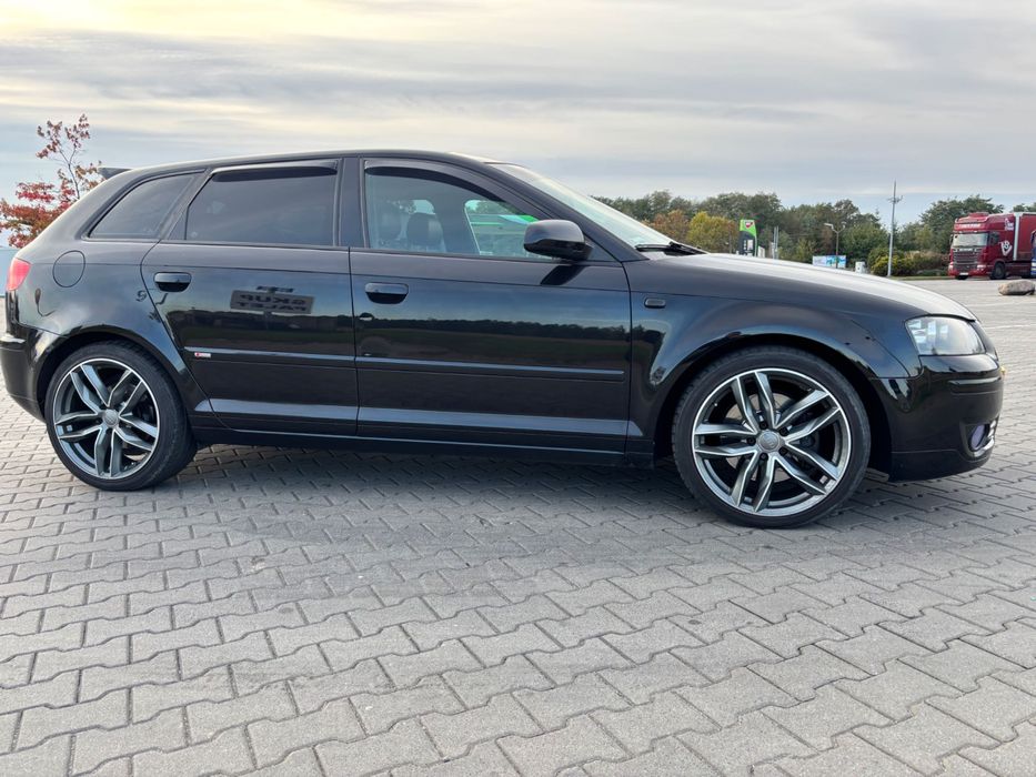 Audi A3 2.0TFSI DSG, 2006r. S-line + gaz, dach panorama