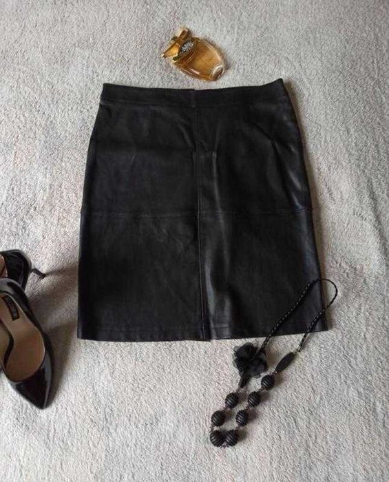 Спідниця із штучної шкіри