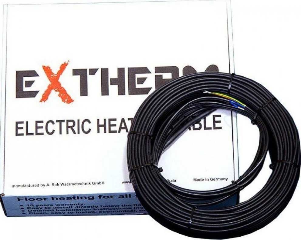 Теплый пол электрический EXTHERM кабель и маты