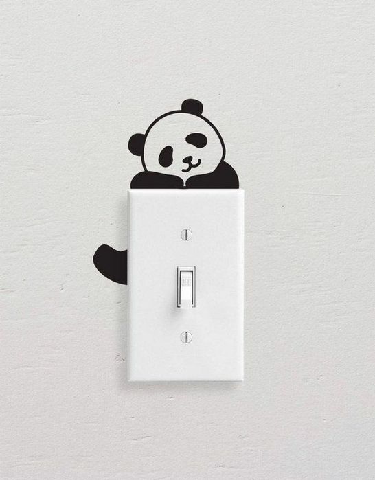 Decoração de interruptores e fichas
