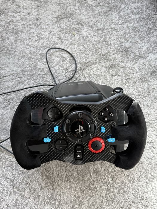 G29 com pedais e manete mudanças