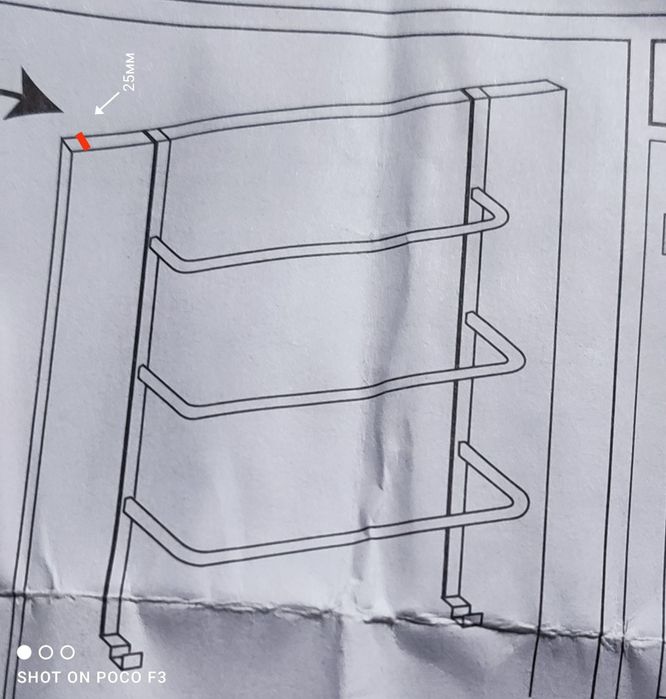 Стильный держатель для полотенец на дверь в ванную комнату