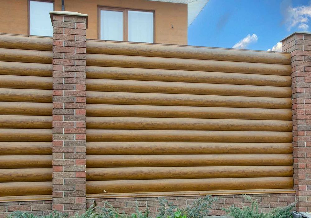 Блок-хаус металлический \ Блокхаус \ Доска \ Металевий Сайдинг