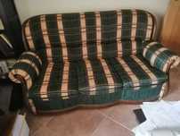 Sofá Cama com estrado e colchão