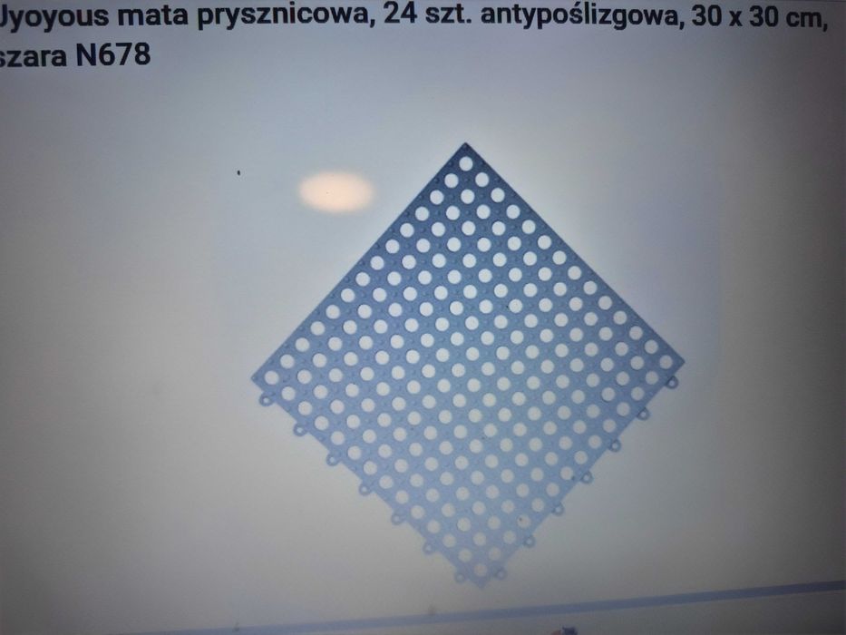 Mata prysznicowa, antypoślizgowa Uyoyous 30 x 30 cm. Na sztuki. Nowa.