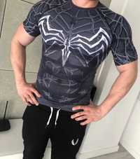 Koszulka Termoaktywna NA SIŁOWNIE Venom Spider-man Rozmiar XL