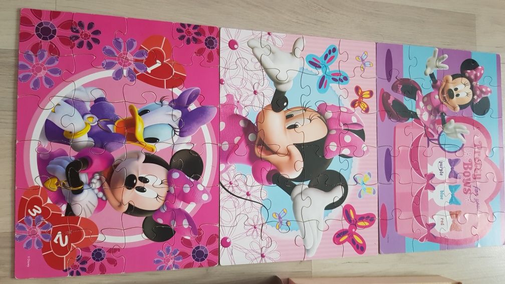 Puzzle drewniane Minnie