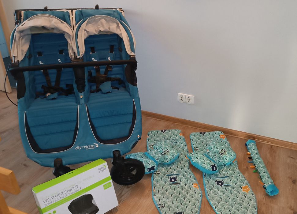 Wózek bliźniaczy Baby jogger city miny gt