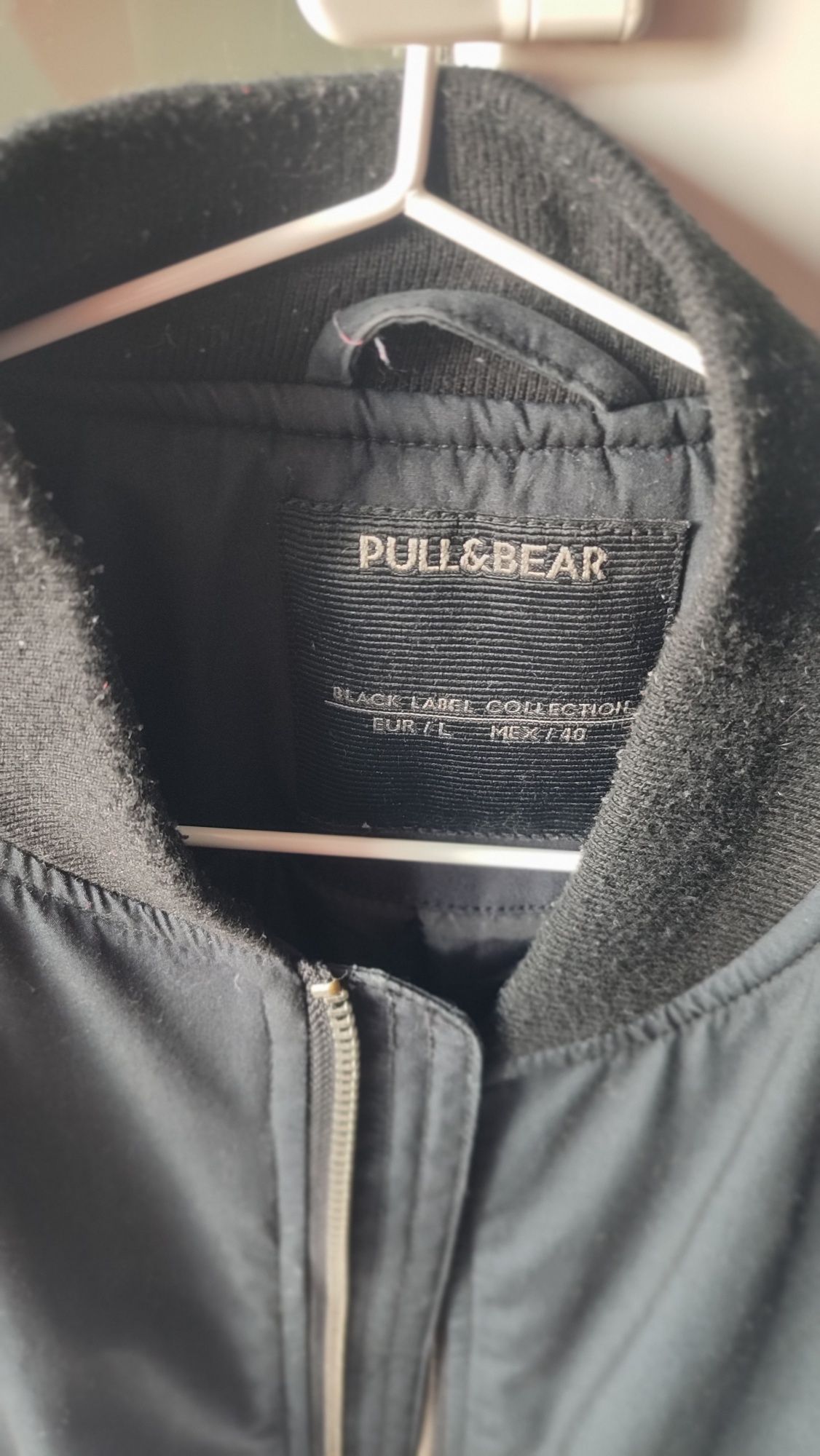 Kurtka męska Pull&Bear rozmiar L czarna ocieplona