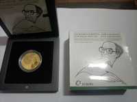 Moedas em ouro Serie Europa José Saramago Ouro Proof