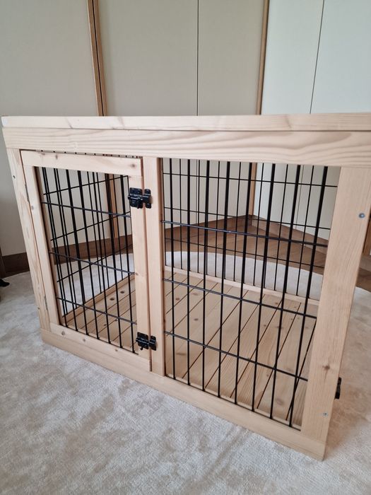 Klatka kenelowa dla psa drewniana