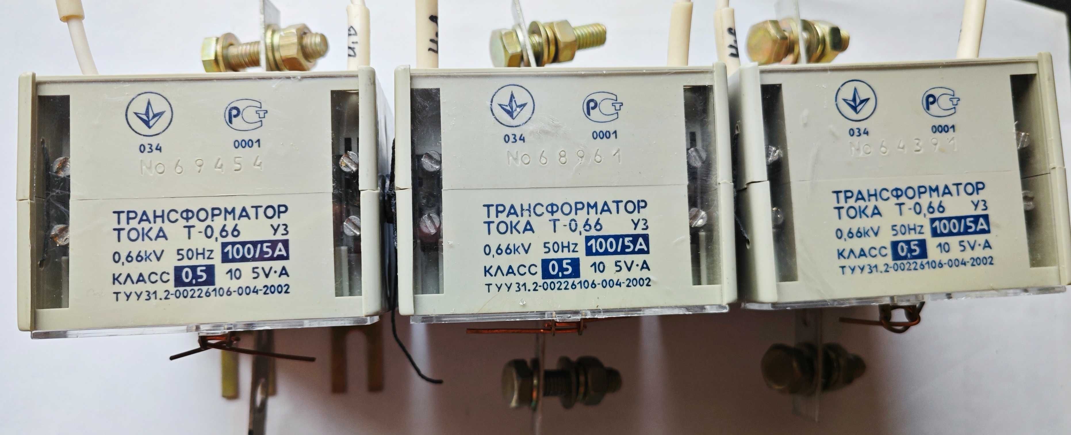 Трансформатор тока Т-0 66 уз 100/5