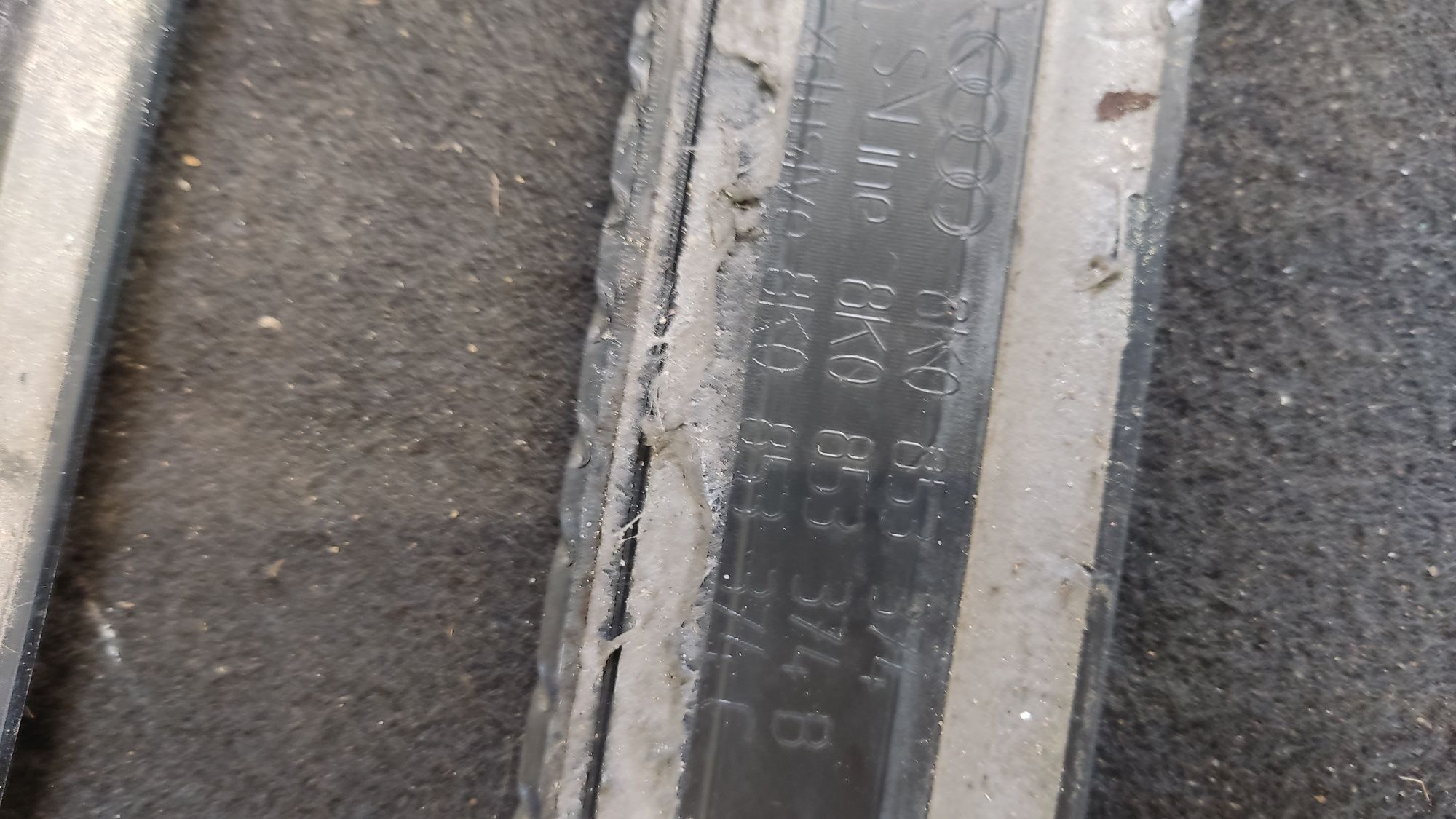 Nakładki progowe progi wewnętrzne s line Audi a4 b8 kombi