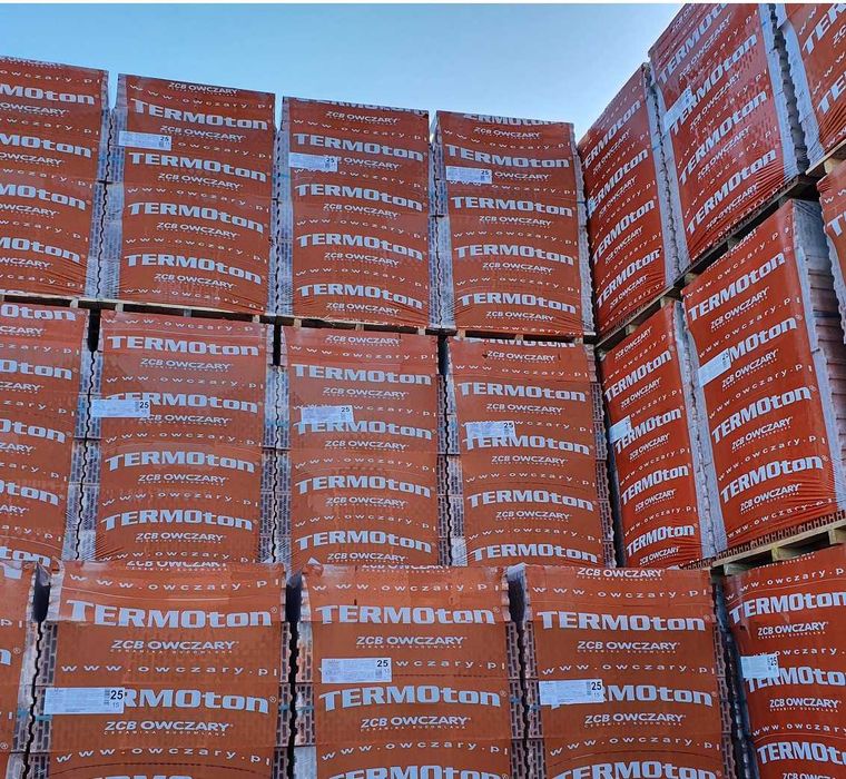 Pustak ceramiczny TERMOton P+W 25 Kl,15 cena 4,24 zł / szt dostawa HDS