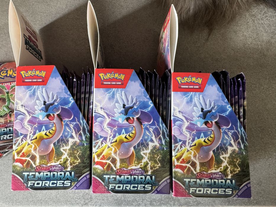 Nowe oryginakne boostery Pokemon Temporal Forces