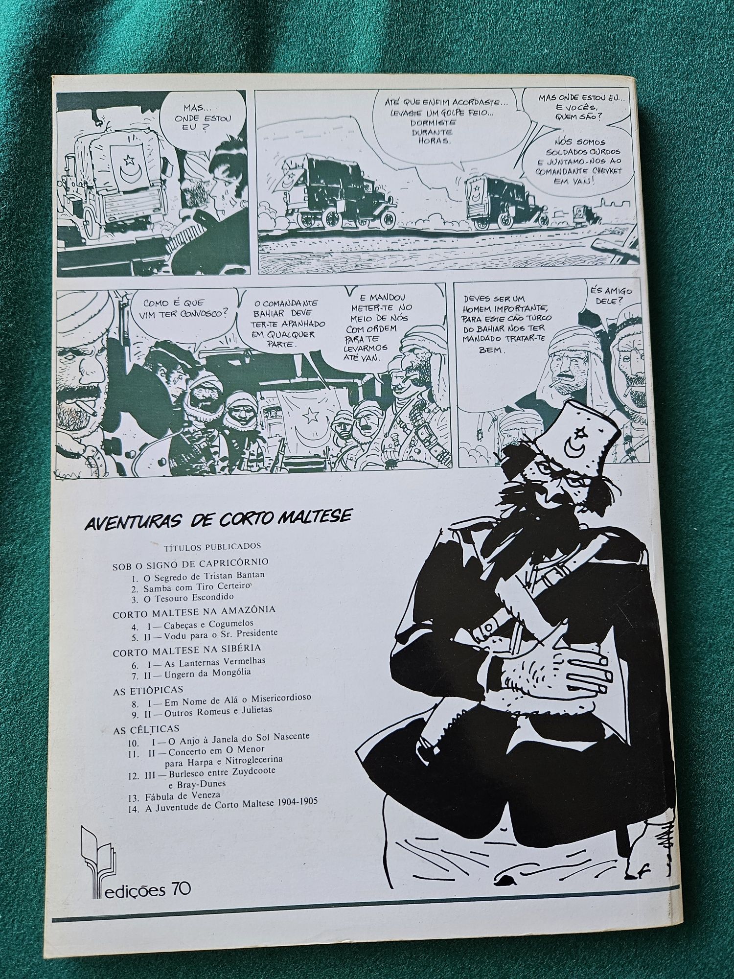 Hugo Pratt - Corto Maltese - A Casa Dourada de Samarcanda - Edições 70