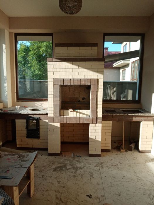 Пічник, каміни, зони барбекю любого дизайну, печі, мангали,  груби