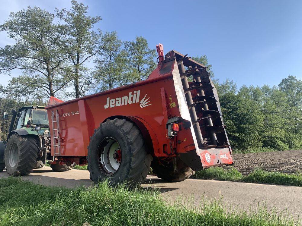 Rozrzutnik obornika Jeantil EVR 16-12, 12-14 ton, brochard, rolland,