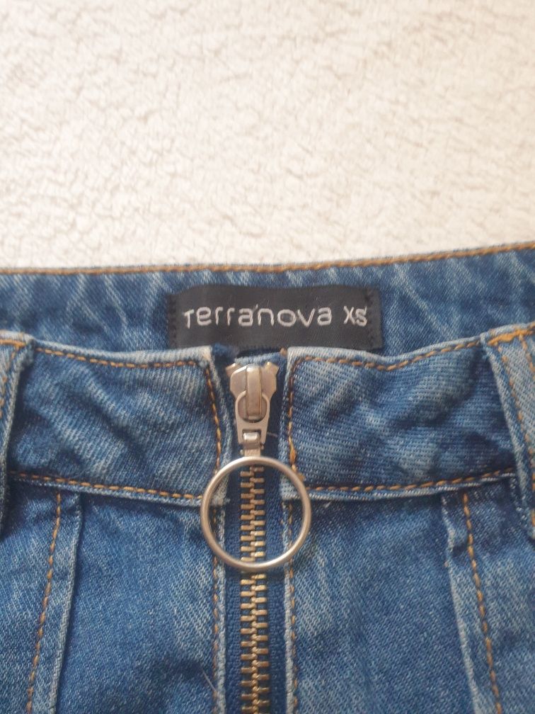 Spódniczka jeansowa XS Terranova