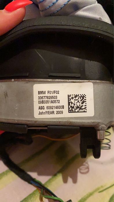Подушка безопасности в руль Bmw F01, F02. Airbag