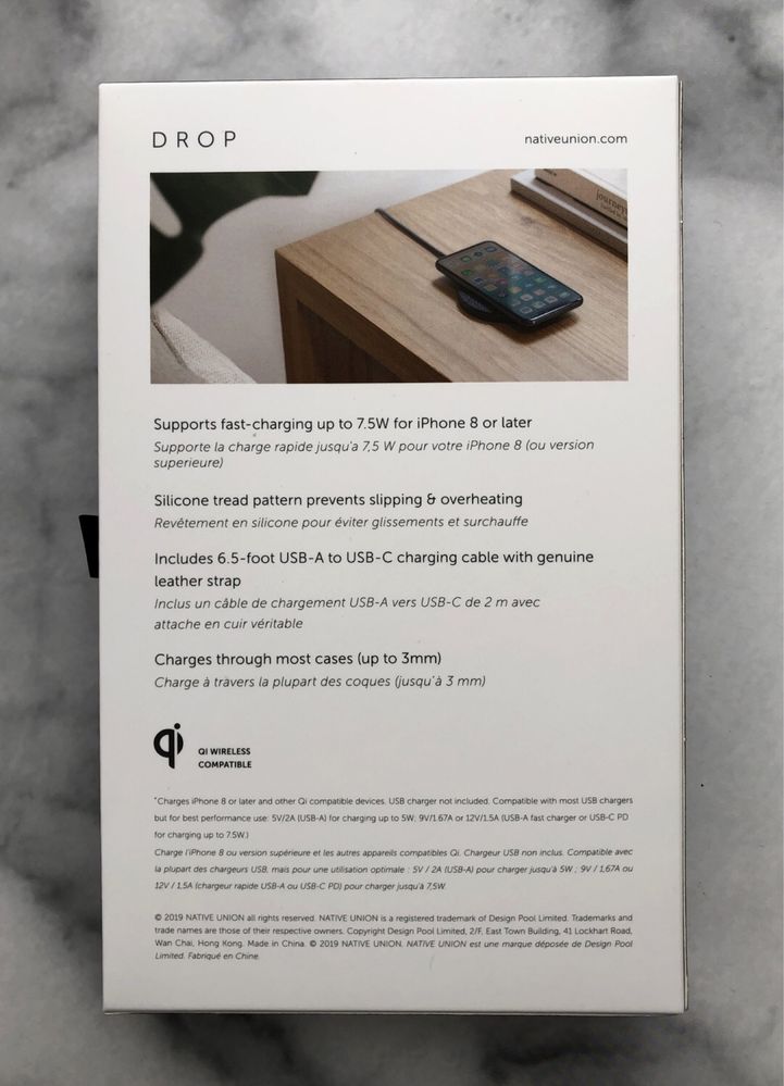 Nowa ładowarka bezprzewodowa Native Union Drop Wireless Charging Pad