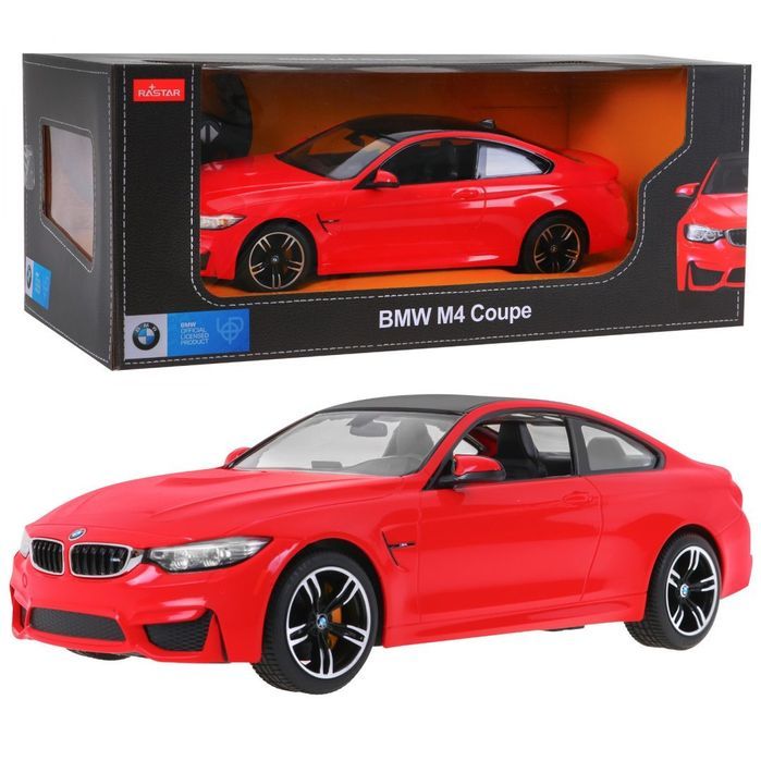 Bmw M4 Coupe Czerwony Rastar Model 1:14 Zdalnie Sterowane Auto + Pilot