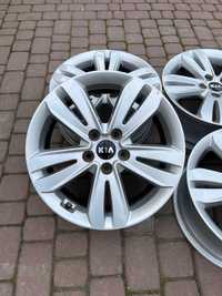 Oryginalne alufelgi Kia 5x114,3 17 cali CZUJNIKI SPORTAGE OPTIMA CEED