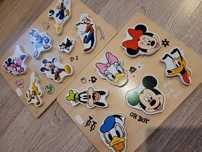 Drewniane klocki układanka Disney