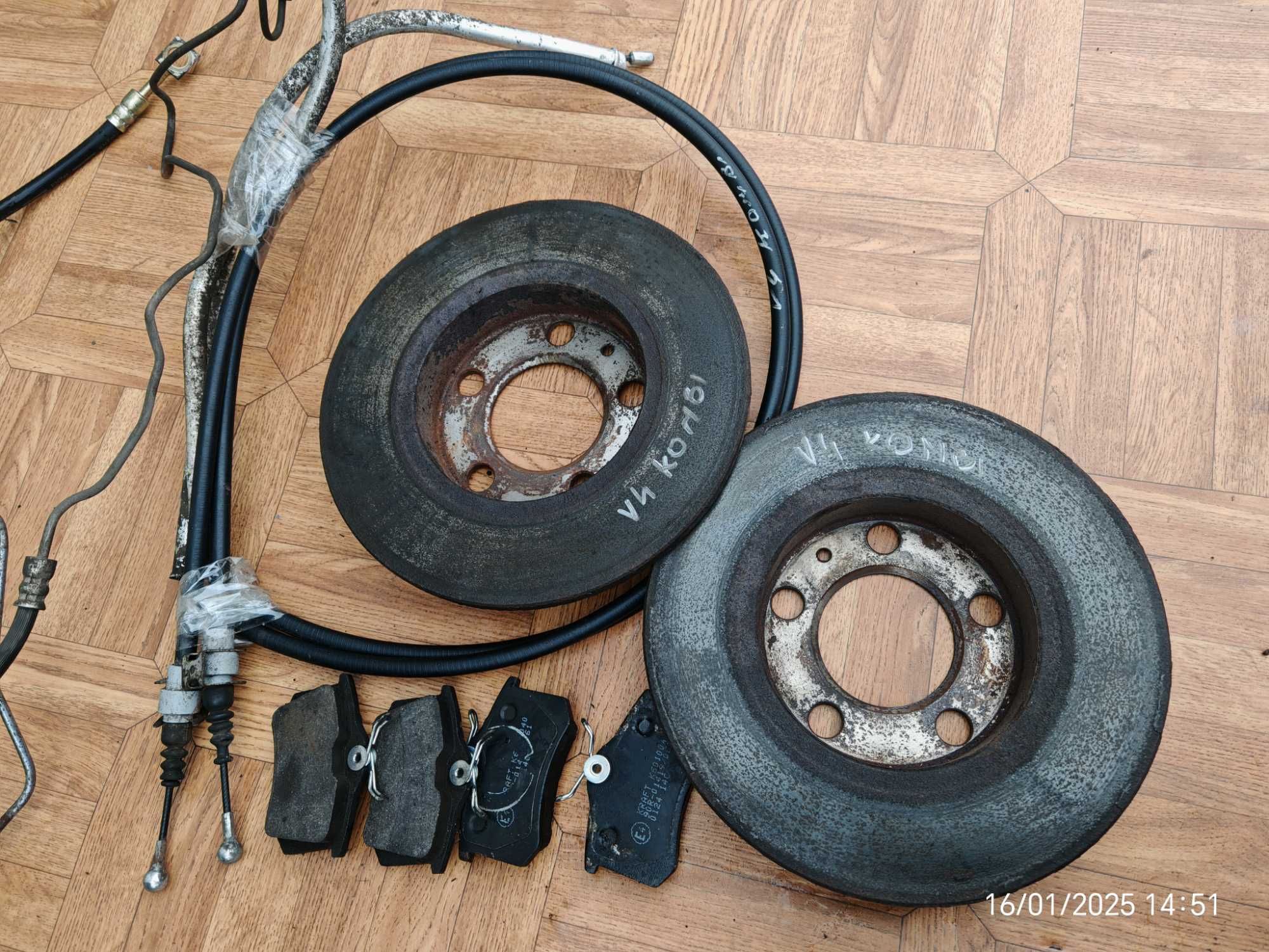 Volkswagen Golf IV Tarcze hamulcowe klocki przewody tył