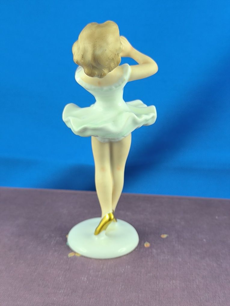 Dziewczynka, dama, baletnica, tancerka Wallendorf #porcelana #prezent