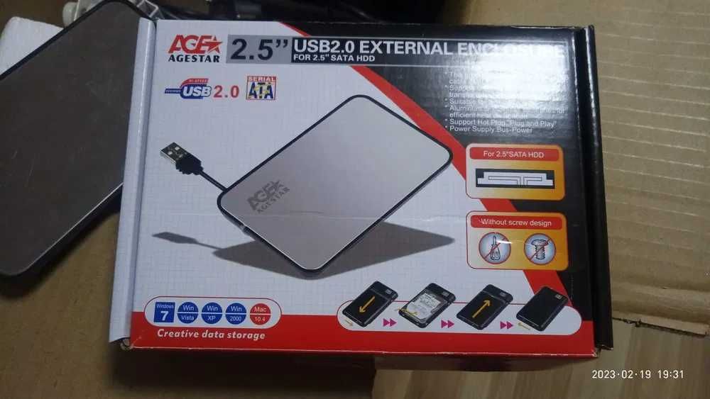 Зовнішній карман Agestar для HDD та SSD 2.5