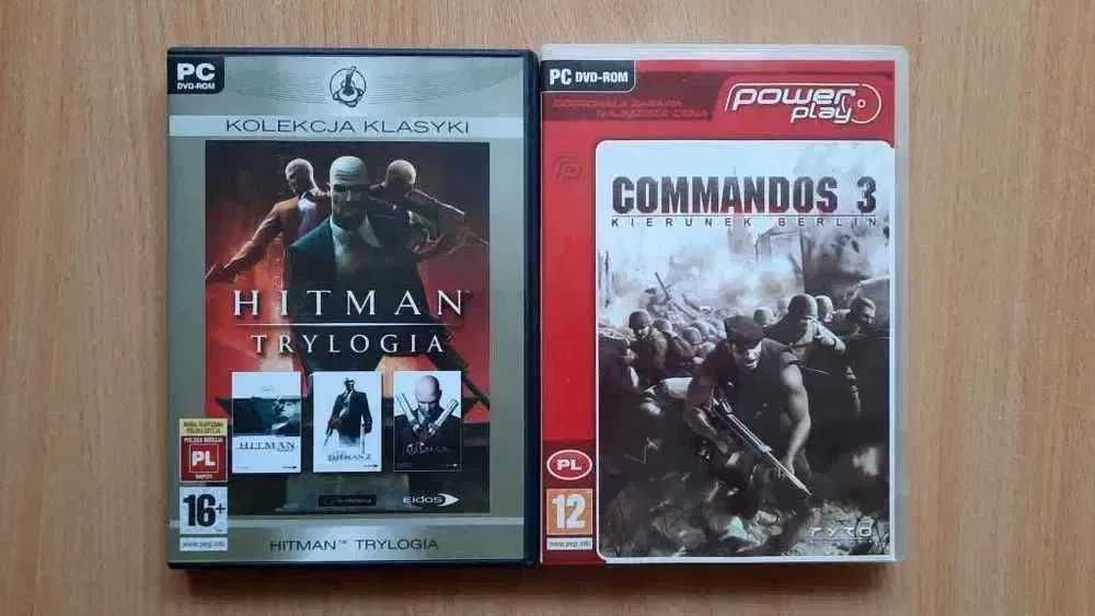 Gra PC: "Hitman Trylogia", "Commandos 3 Kierunek Berlin"