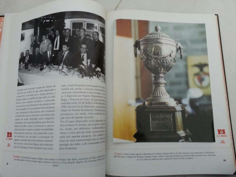 7 Volumes do Centenário do S.L.Benfica + Livro Ouro Centenário Benfica