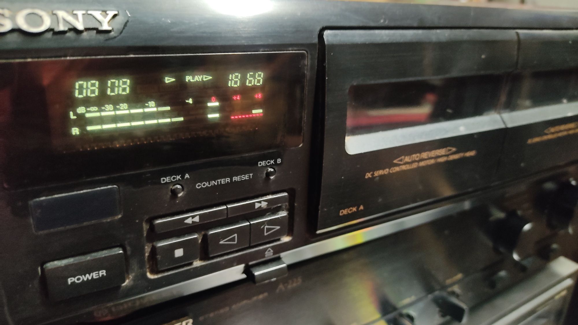 Leitor de K7   Sony TC-WE405 Tape Deck Cassetes