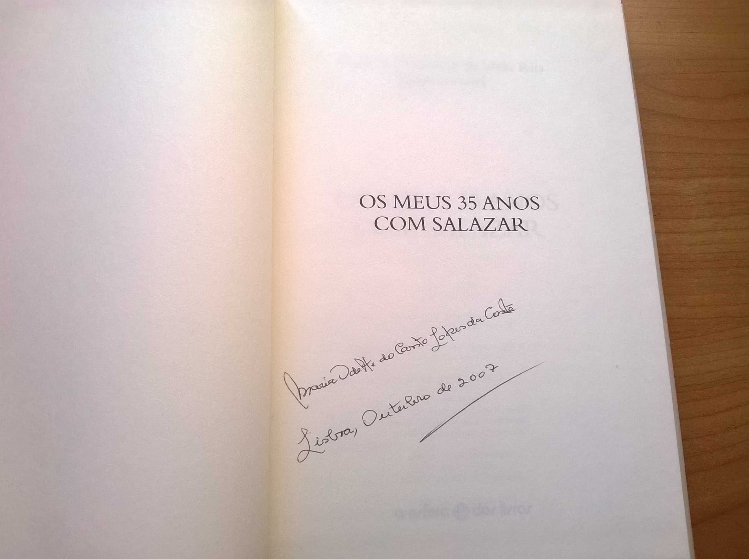 Os Meus 35 Anos com Salazar - M. da Conceição Melo Rita e J. Vieira