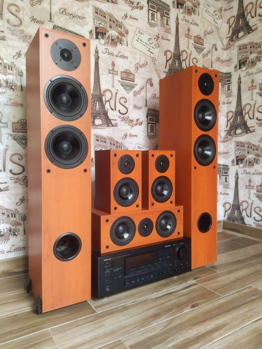 Колонки Gemix 2х100Вт. Усилитель Onkyo USB HDMI 3D 4kUltra Pioneer JVC