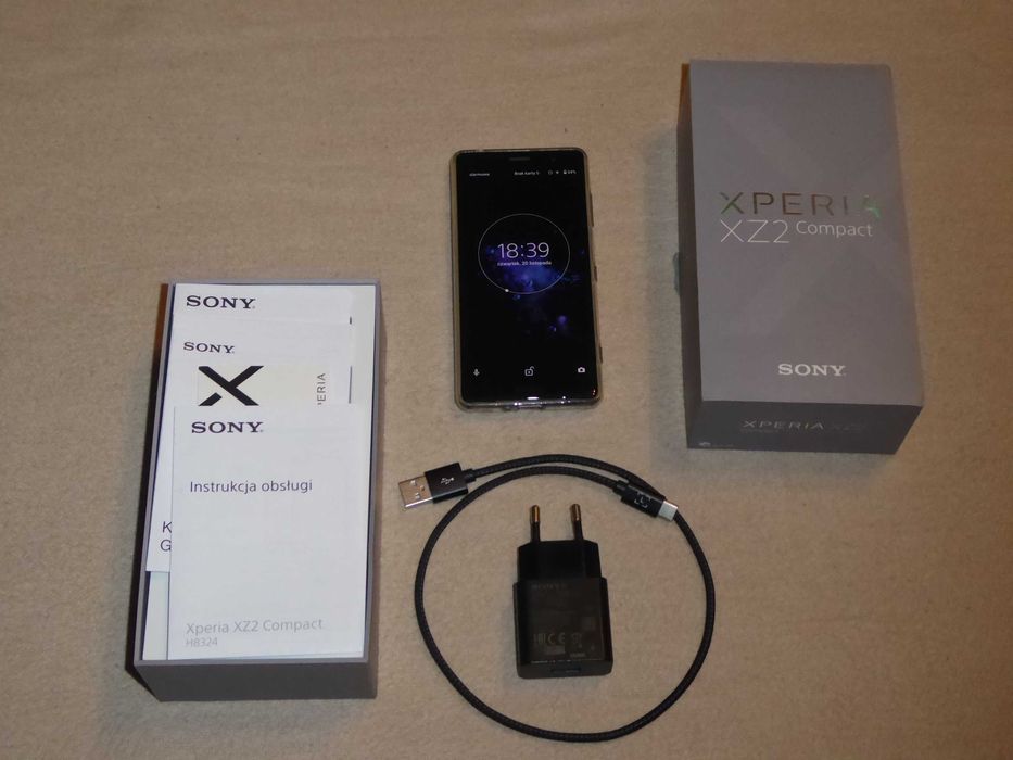 Sony Xperia XZ2 Compact - Ideał +Szybka Ładowarka Wro