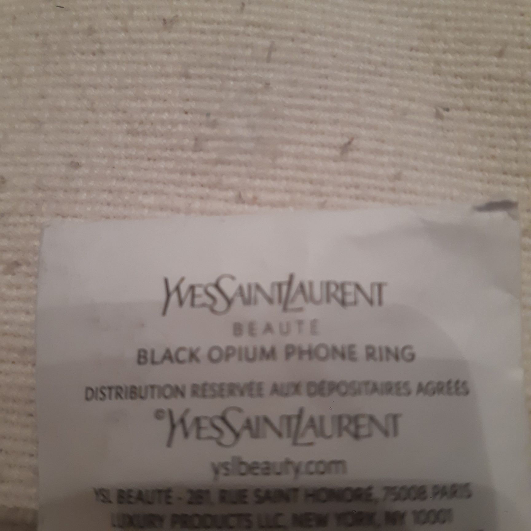 Yves Saint Laurent Black opium  Uchwyt Ring na telefon