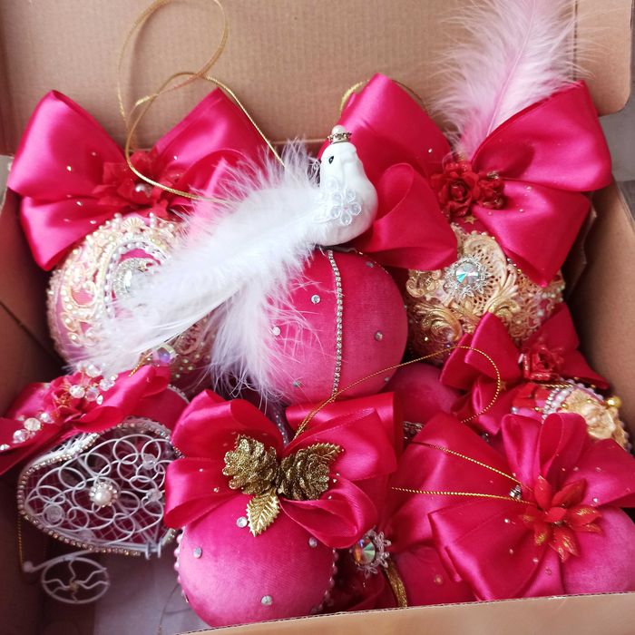 Розпродаю. Шикарний набір іграшок на ялинку, новорічний декор. Пишіть