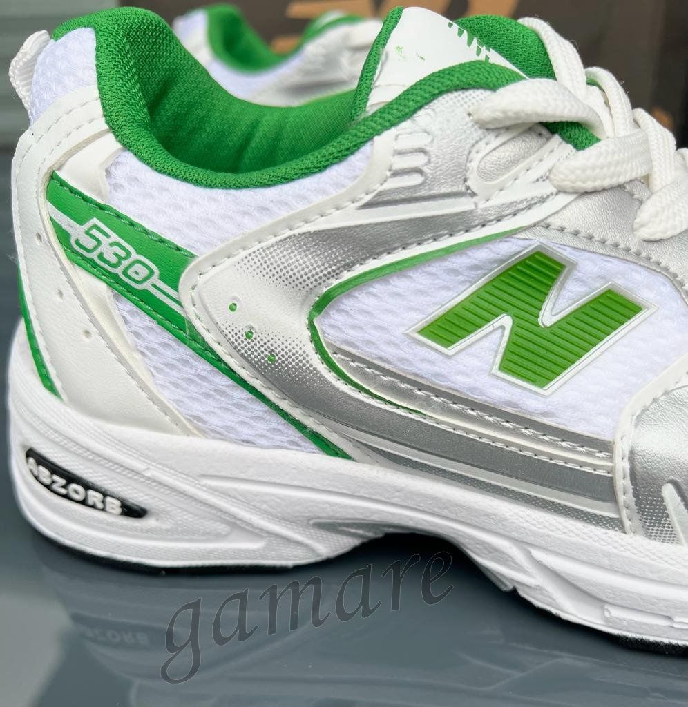 New Balance 530 męskie białe sneakersy biało zielone buty NB