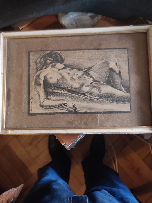 Quadro tinta da china