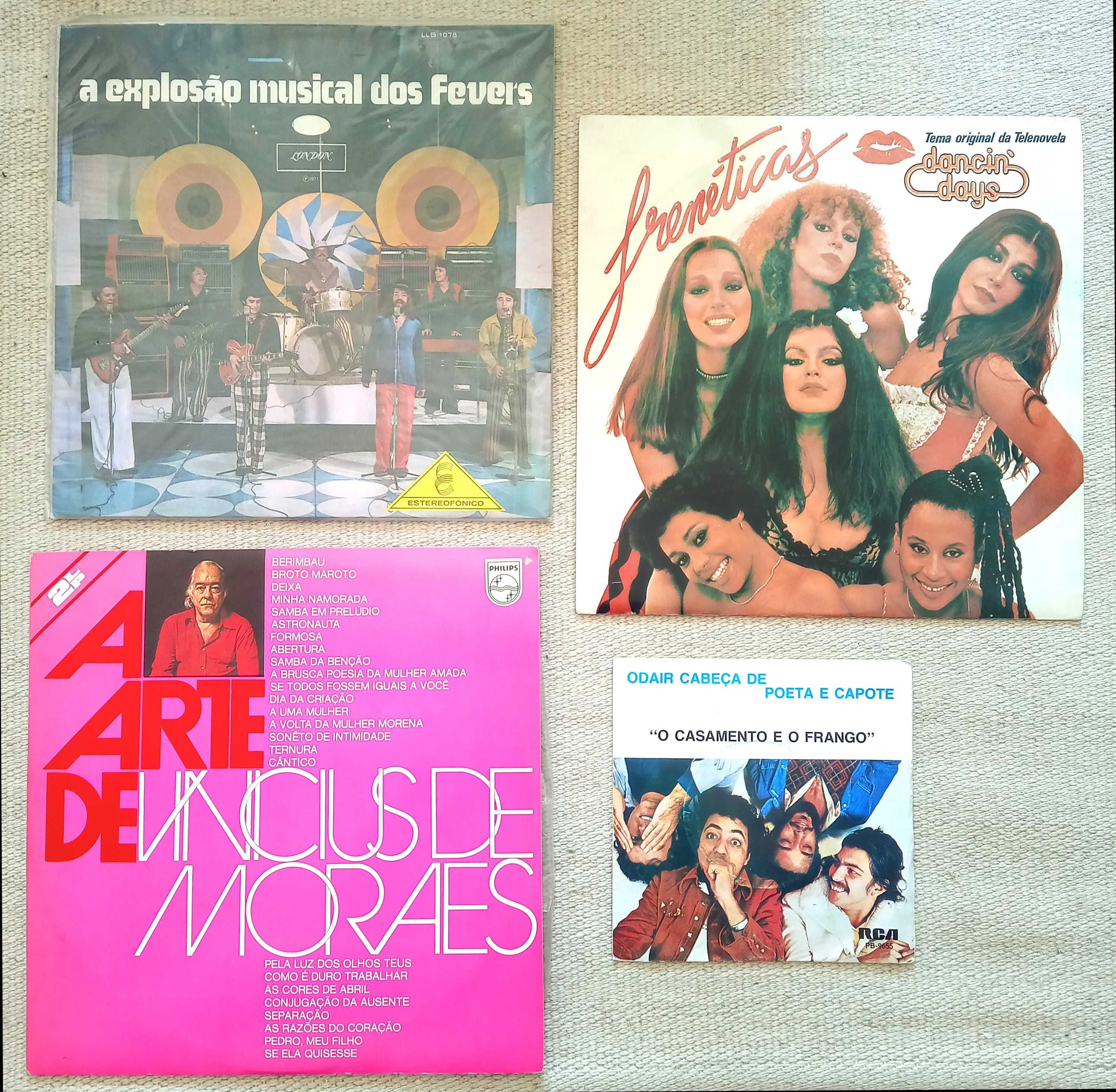 4 discos de músicos brasileiros a 3 euros cada