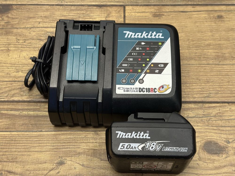 Makita | bateria akumulator BL1850B 5AH + szybka ładowarka DC18RC