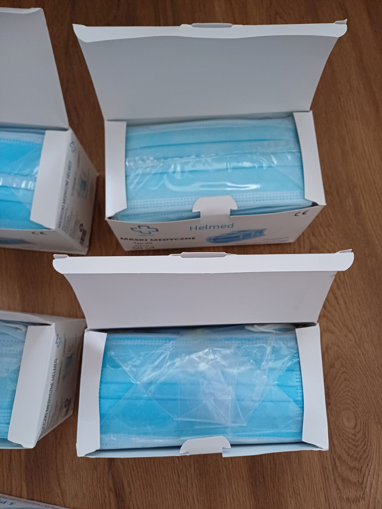 Maseczki ochronne, medyczne HELMED typ II R, prawie 250szt