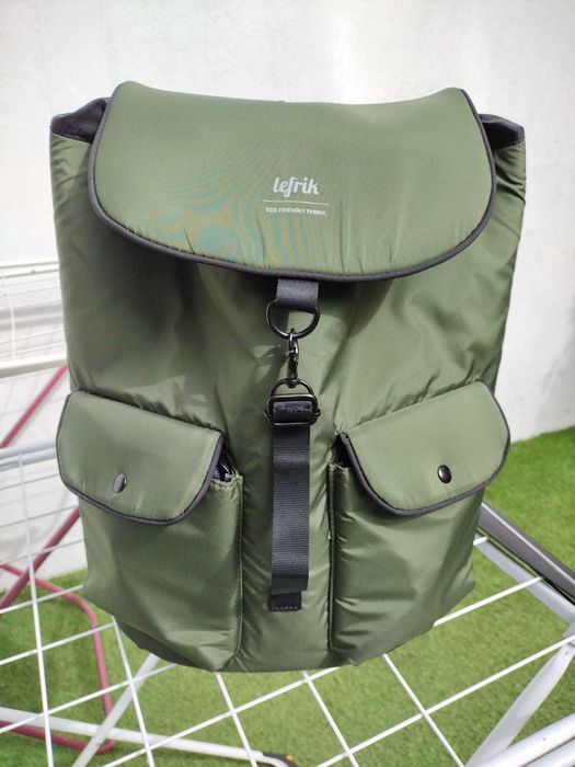 Mochila Lefrik verde.