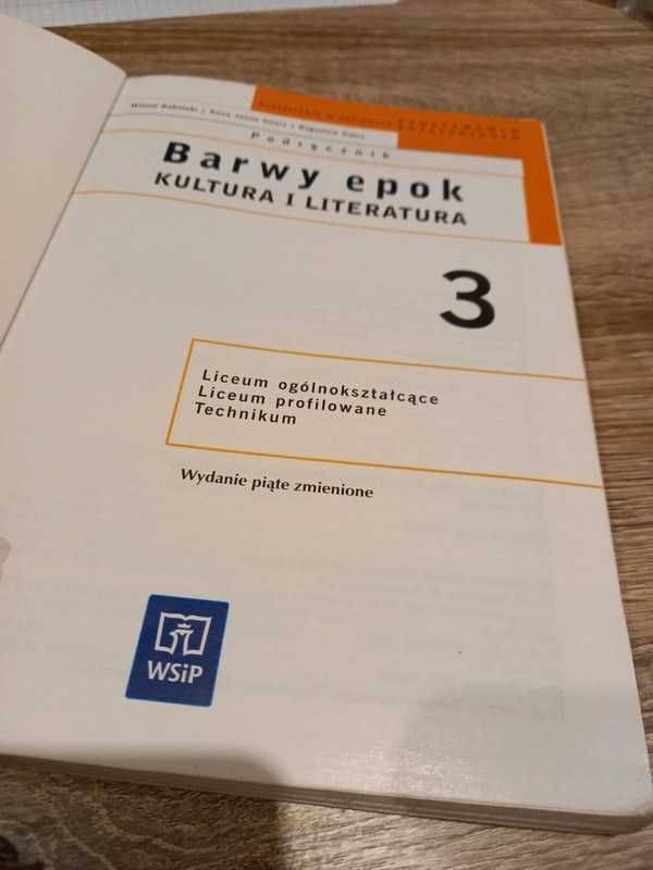 Podręcznik Barwy Epok Kultura i Literatura