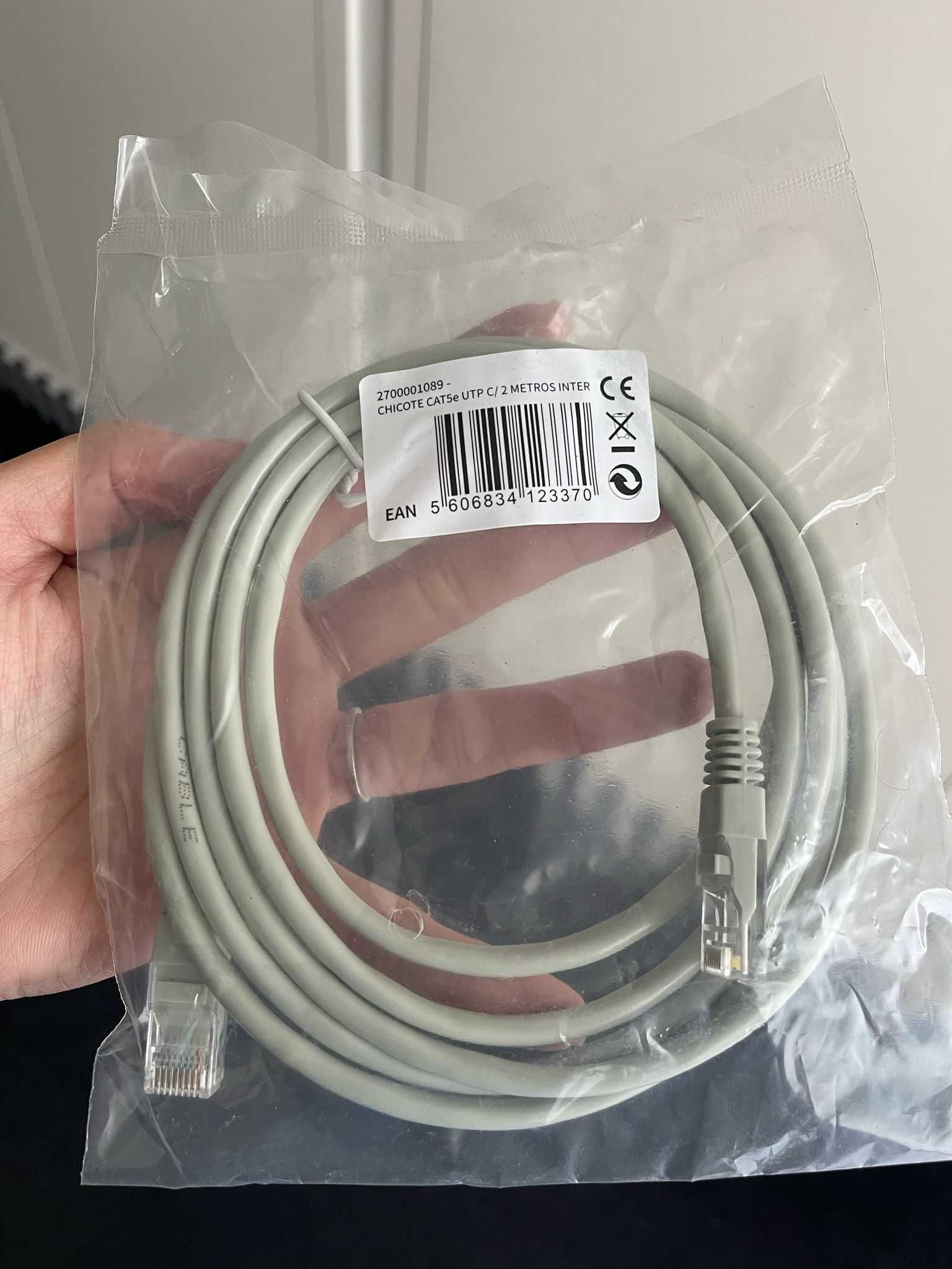 Cabo CAT5e UTP - 2 metros
