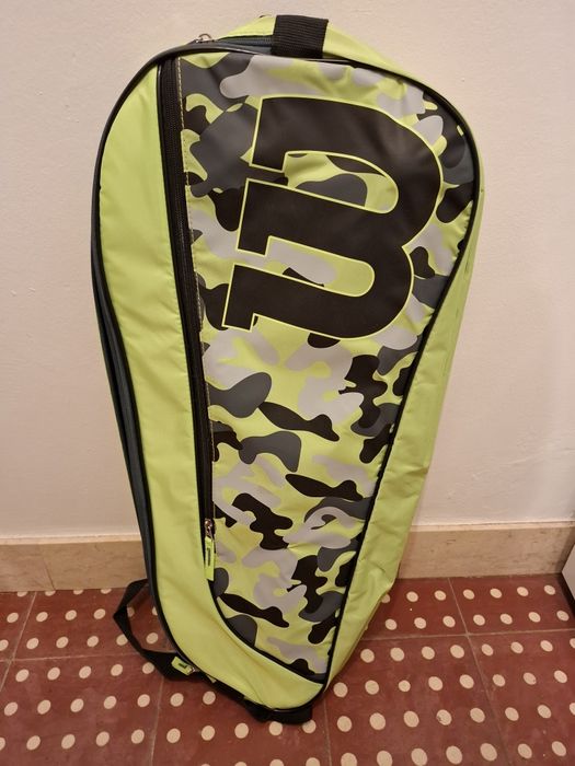 Raquete squash e saco de transporte Wilson