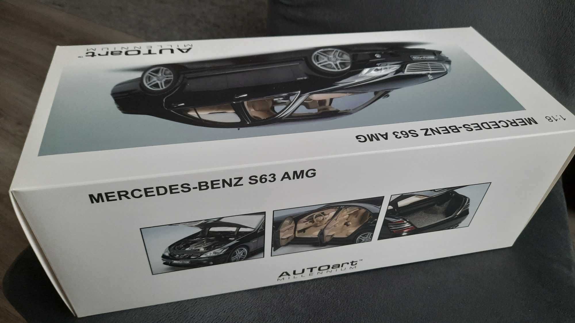 NOWY Model AUTOART Mercedes S63 AMG 1:18