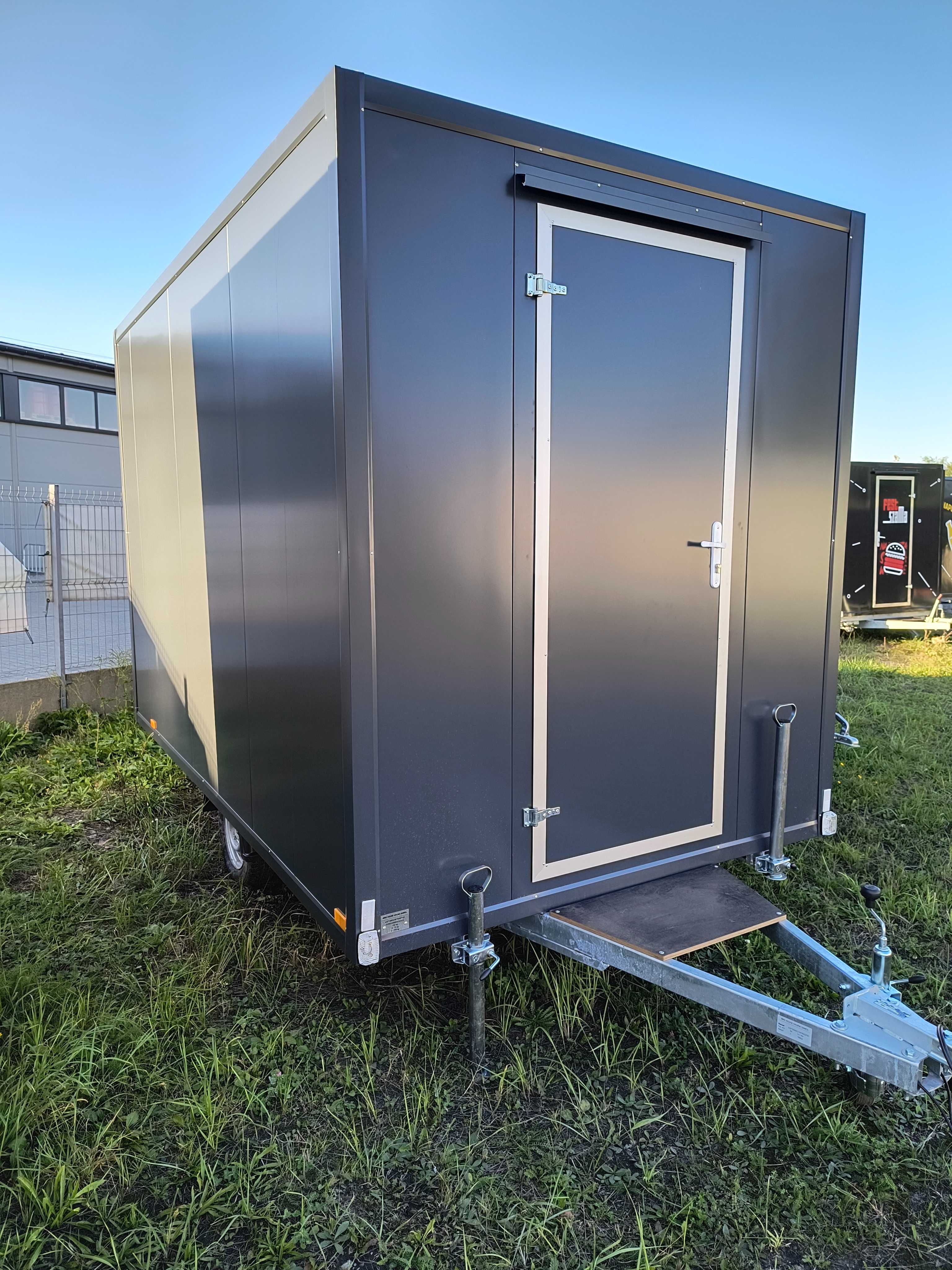 przyczepa SOCJALNA - kontener socjalny - BIURO mobilne 750 kg BAUWAGEN